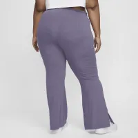 Nike Sportswear Chill Knit женская Tight Mini-Rib Flaцвет красный лосины (большие размеры) цвет фиолетовый
