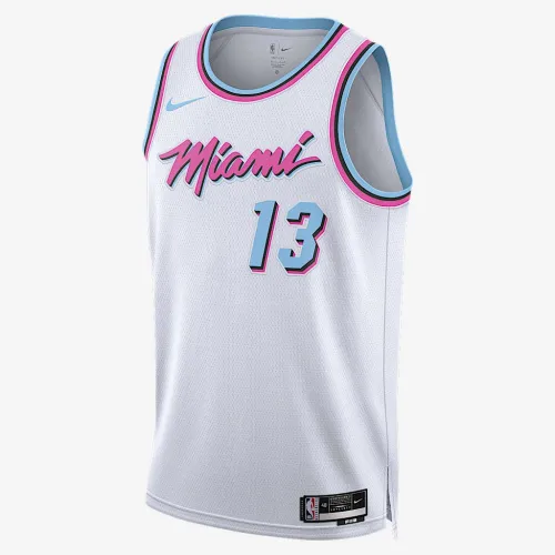 Bam Adebayo Miami Heat 2024/25 City Edition чоловічі Nike Dri-FIT NBA Swingman Jersey колір білий