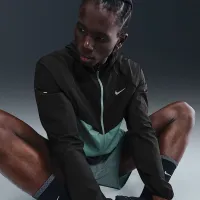 Nike Stride чоловічі Repel UV Running Куртка колір чорний
