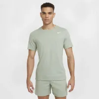 Nike Dri-FIT мужские Fitness футболка цвет зеленый