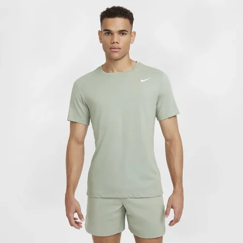 Nike Dri-FIT мужские Fitness футболка цвет зеленый