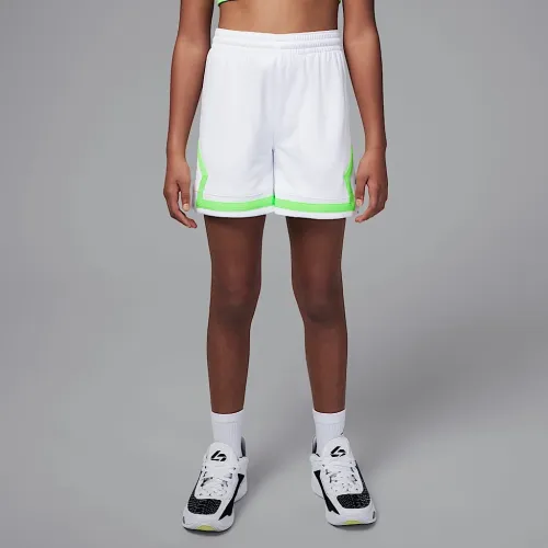 Nike Jordan Big дитячі Dri-FIT MJ Diamond шорти колір білий