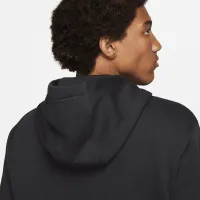 Nike Sportswear Club Fleece мужские Pullover Graphic Толстовка с капюшоном цвет черный