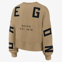 Oregon Phoenix 2-Hit женская Nike College Pullover Crew цвет коричневый