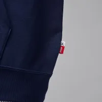 Nike Jordan Brooklyn Fleece мужские оверсайз Pullover Толстовка с капюшоном синий