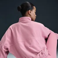 Nike One женская Therma-FIT оверсайз 1/2-Zip Fleece Top Pink