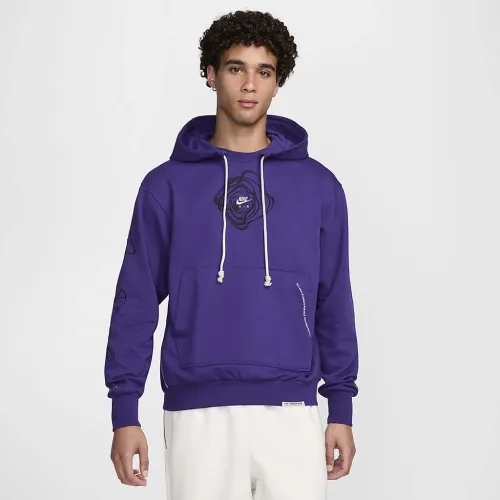 Nike Standard Issue чоловічі баскетбольні Pullover Толстовка з капюшоном колір фіолетовий