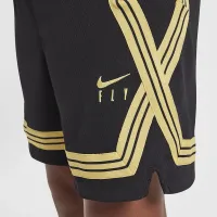 Nike Dri-FIT Fly Crossover Big детские (Girls') баскетбольные шорты (Extended Size) цвет черный