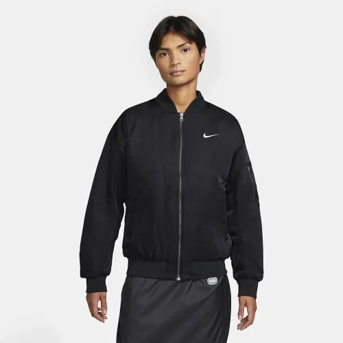 Nike Sportswear женская Reversible Varsity Bomber Куртка цвет черный