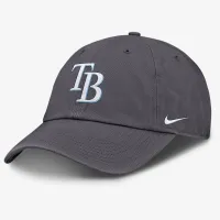 Tampa Bay Rays Club мужские Nike MLB Adjustable Hat цвет серый
