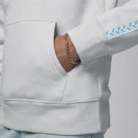 Nike Jordan MJ Flight MVP Big детские Pullover Толстовка с капюшоном цвет серый