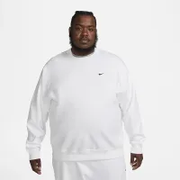 Nike Solo Swoosh мужские Fleece Crew цвет белый
