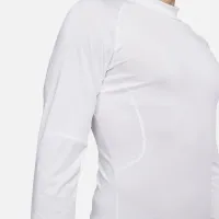 Nike Pro чоловічі Dri-FIT Fitness Mock-Neck Long-Sleeve Top колір білий