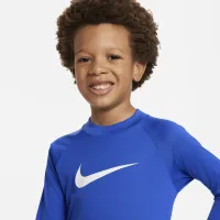 Nike Swim Little детские (для мальчиков) Long-Sleeve Hydroguard синий