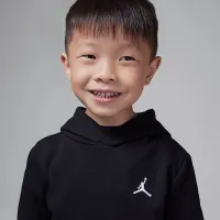 Nike Jordan MJ Brooklyn Fleece Toddler 2-Piece Pullover Толстовка с капюшоном набор цвет черный