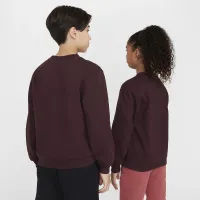 Nike Sportswear Club Fleece Big детские свитшот цвет красный