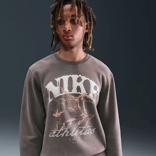 Nike Sportswear Club Fleece Crew колір сірий