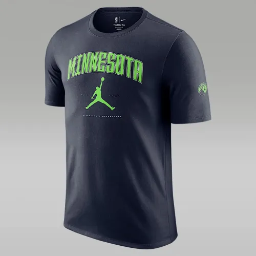 Nike Minnesota Timberwolves Essential чоловічі Jordan NBA футболка блакитний
