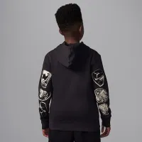 Nike Jordan MVP Big дитячі Fleece Pullover Толстовка з капюшоном колір чорний