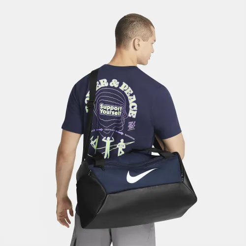 Nike Brasilia тренировочные Duffel сумка (Small, 41L) синий