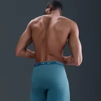 Nike Dri-FIT Essential бавовняніStretch чоловічі труси (3 пари) колір сірий