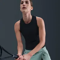 Nike Victory женская Dri-FIT Straight Tennis юбка цвет зеленый