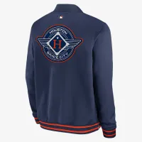 Houston Astros Authentic Collection City Connect чоловічі Nike MLB Full-Zip Bomber Куртка блакитний