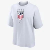 USWNT жіноча Nike Soccer Boxy футболка колір білий