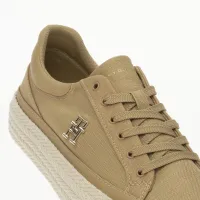 Кроссовки Tommy Hilfiger Vulc Sneaker Linnen FW0FW07673-RBL - Бежевые