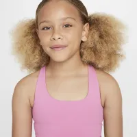 Nike One Big дитячі (Girls') Long-Line Sports Bra Pink