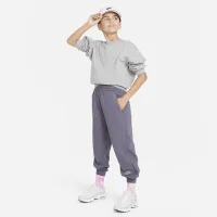 Nike Sportswear Icon Fleece EasyOn Big дитячі Loose Joggers колір сірий