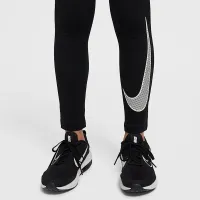 Nike Pro Warm Big дитячі (для хлопчиків) Dri-FIT тренувальні Tights колір чорний