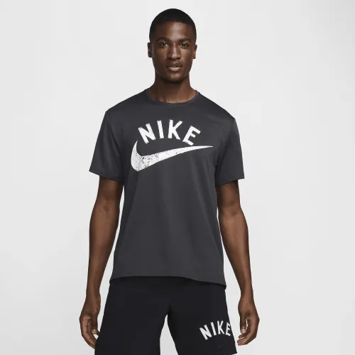 Nike Miler чоловічі Dri-FIT Short-Sleeve Running Top колір сірий