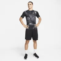 Nike Pro Dri-FIT Men's Short-Sleeve Slim Camo Top Black