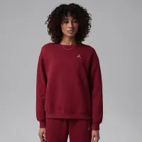 Nike Jordan Brooklyn Fleece женская Crew-Neck свитшот цвет красный