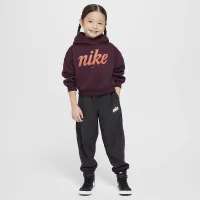 Nike Sportswear Club Little дитячі Fleece Boxy Graphic Pullover Толстовка з капюшоном колір червоний