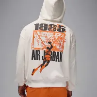 Nike Jordan Brooklyn чоловічі оверсайз Pullover Толстовка з капюшоном колір білий