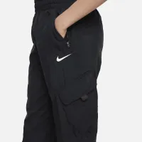 Nike Sportswear Big детские (Girls') С высокой Талией Woven Cargo Pants цвет черный