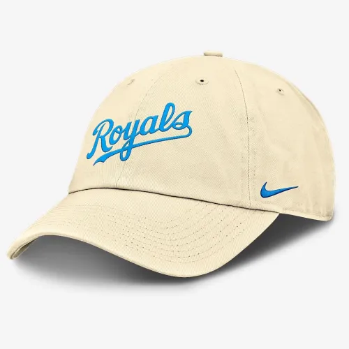 Kansas City Royals Club мужские Nike MLB Adjustable Hat цвет белый