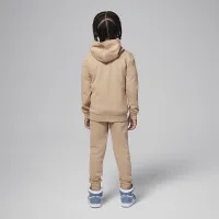 Nike Jordan MJ Brooklyn Fleece Little детские 2-Piece Pullover Толстовка с капюшоном набор цвет коричневый