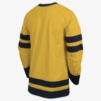 Michigan чоловічі Nike College Hockey Jersey Yellow