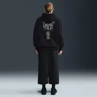 Nike женская оверсайз Graphic Толстовка с капюшоном цвет черный