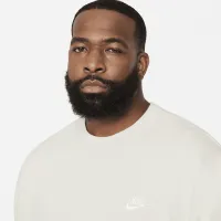 Nike Sportswear Club Fleece мужские Crew цвет серый