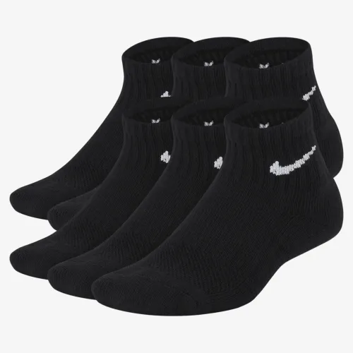 Nike Everyday детские Cushioned Ankle носки (6 пары) цвет черный