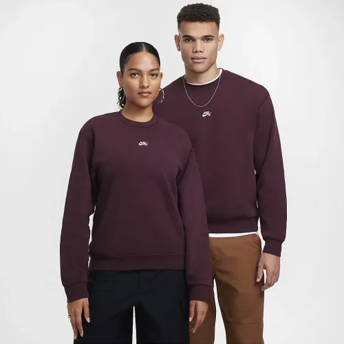 Nike SB Fleece Skate Crew колір червоний
