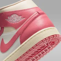 Nike Air Jordan 1 Mid женская Кроссовки цвет белый