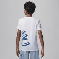 Nike Jordan Mesh Flight Big Kids' Graphic T-Shirt White