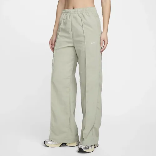 Nike Sportswear Everything Wovens женская Mid-Rise Open-Hem Pants цвет зеленый