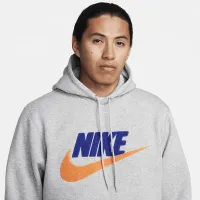 Nike Club Fleece мужские Pullover Толстовка с капюшоном цвет серый