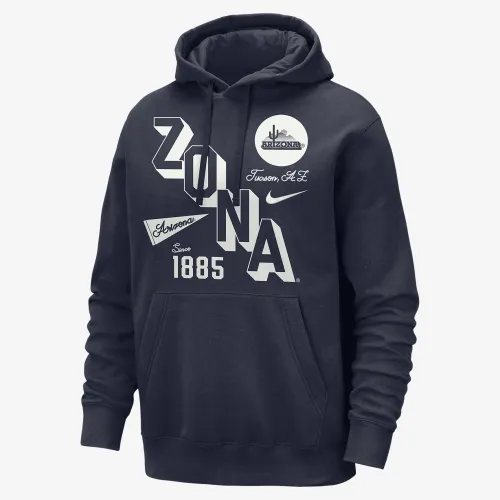 Arizona Club чоловічі Nike College Толстовка з капюшоном блакитний